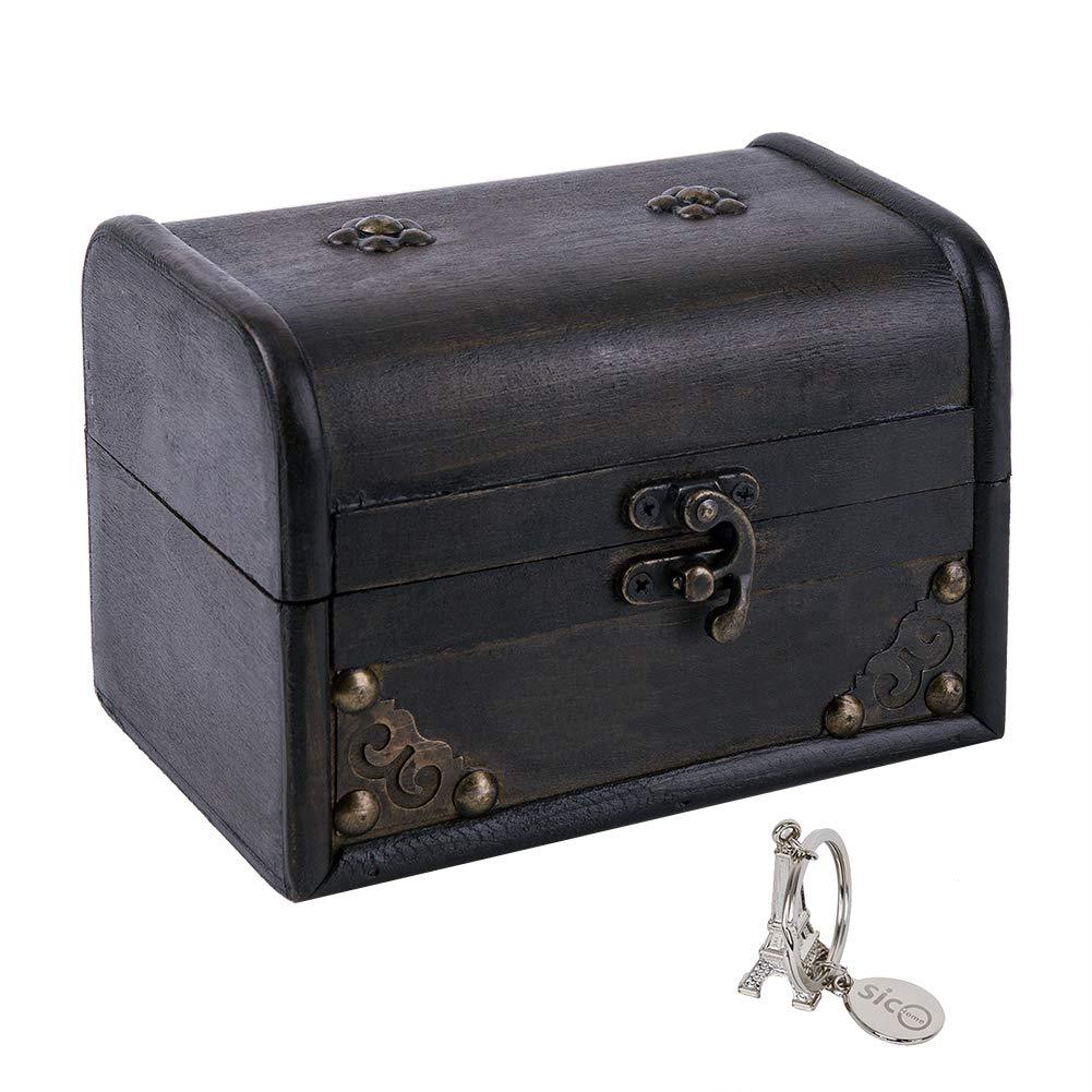 [Australia] - SICOHOME Treasure Box, 5.9" Tarot Cards Box for Trinkets,Taro Cards,Gifts and Home Decor Vintage 