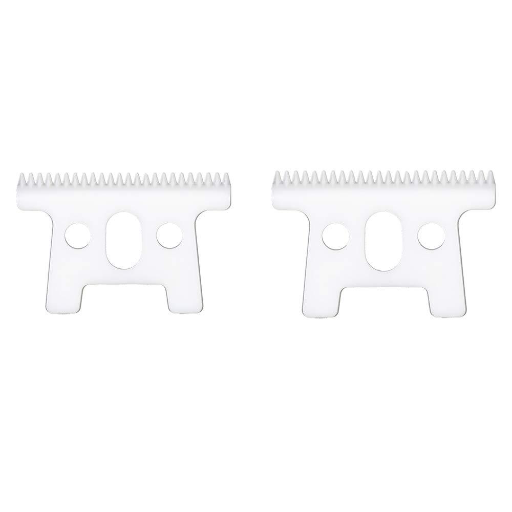 [Australia] - Slimline pro li Trimmer Replacement T Blade Ceramic Blade -Carbon Steel Blade for Andis Pro Li D8 (Ceramic + Gold Blade) (Ceramic Blade X 2) 