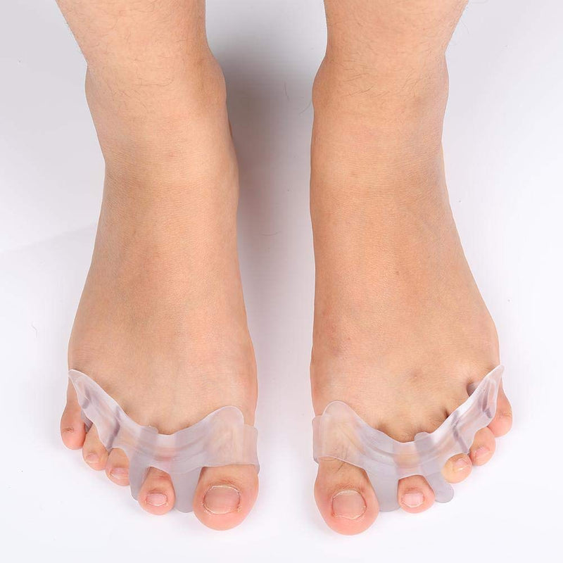 [Australia] - Toe Separators Kit, Silicone Toe Separation Combination Big Toe Second Toes and Fifth Toes Spreaders for Bunion, Overlapping Toes and Drift Pain Pads 
