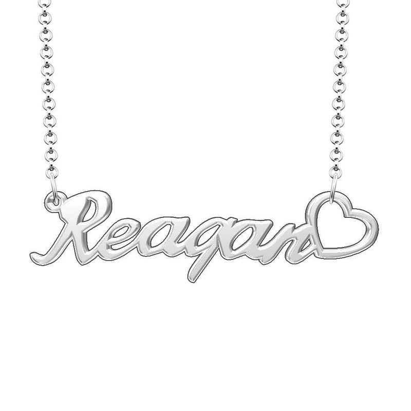 [Australia] - Infinite Memories Personalized Gifts Customized Heart Pendant Custom Name Necklace Reagan 
