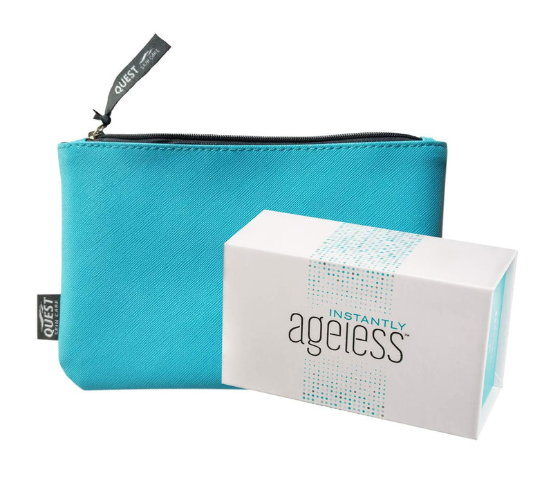 [Australia] - Jeunesse Instantly Ageless 25 Vials w/FREE Quest Skincare Makeup Bag | Instantly Ageless 25 Vial Box Set with FREE FULL SIZE Quest Skincare Makeup Bag 