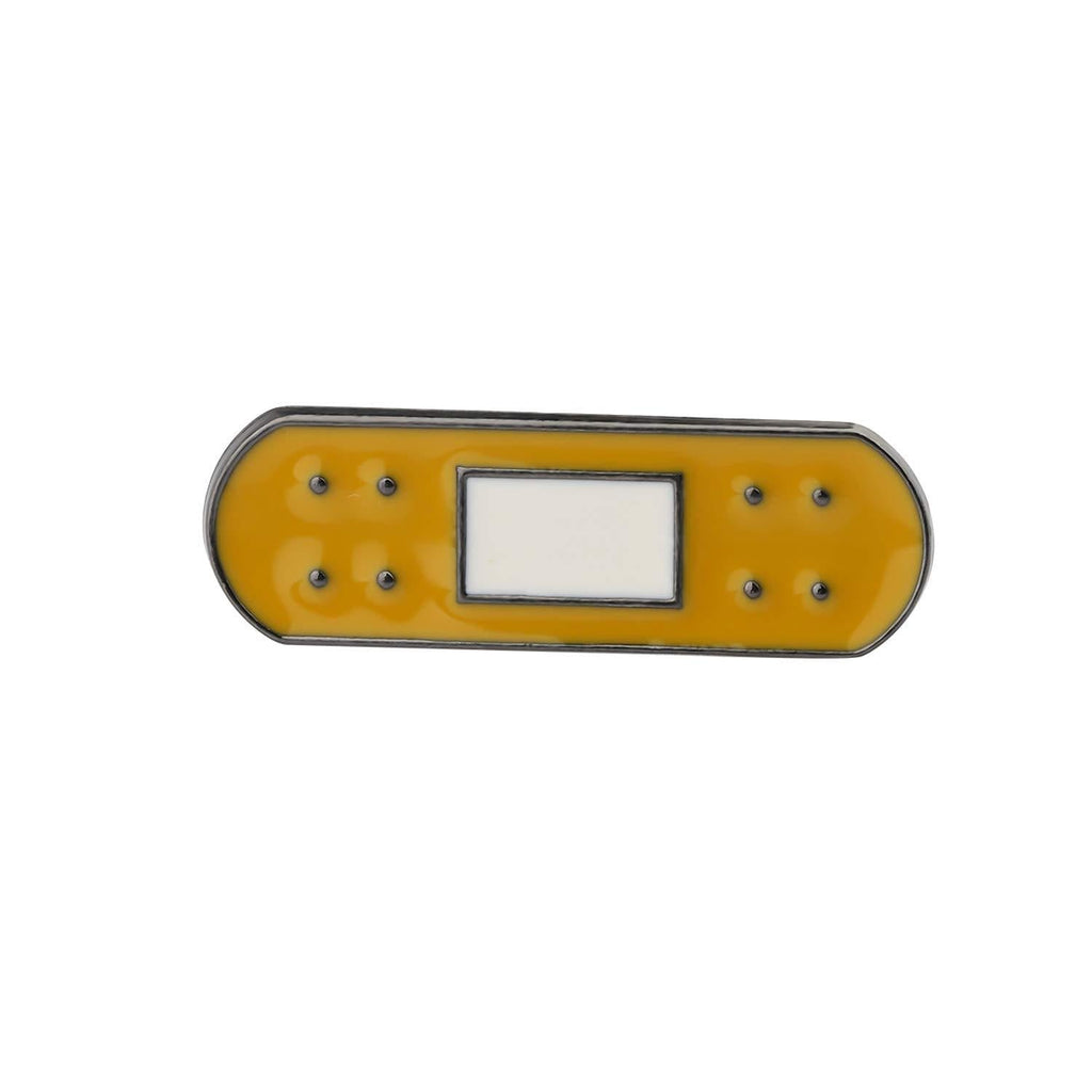 [Australia] - MYOSPARK Yellow Enamel Bandage Lapel Pin Band Aid Pin First Aid Gift for EMT Nurse Doctor Medical Professional 