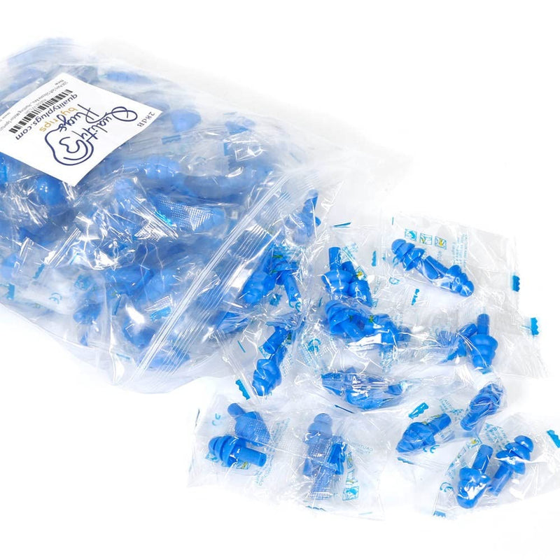 [Australia] - 50 Pairs Soft Silicone Reusable Washable Ear Plugs NRR 28dB for Sleeping Swimming Noise Hearing Protection Earplugs Music Concerts Construction Shooting Hunting Motor Sports 100 