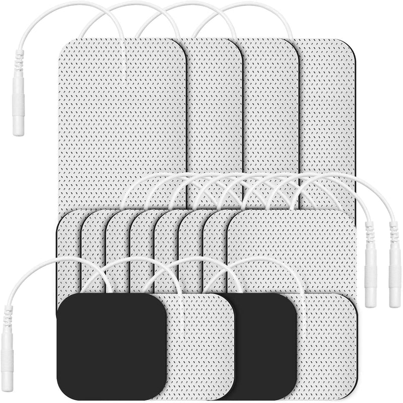 [Australia] - Etekcity TENS Unit Replacement Pads Electrodes for Back Pain Relief, Self-Adhesive & Gel Free for Electrotherapy White (Pack of 16) 