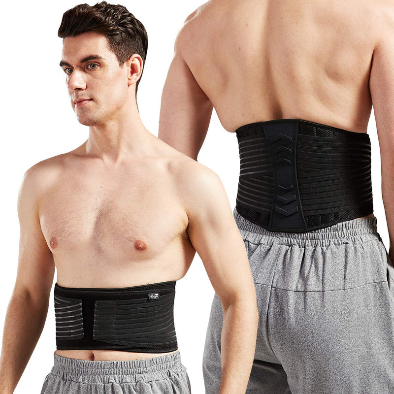 [Australia] - Lumbar Support Back Brace for Men and Women (Regular 28" - 50") Regular 28" - 50" 