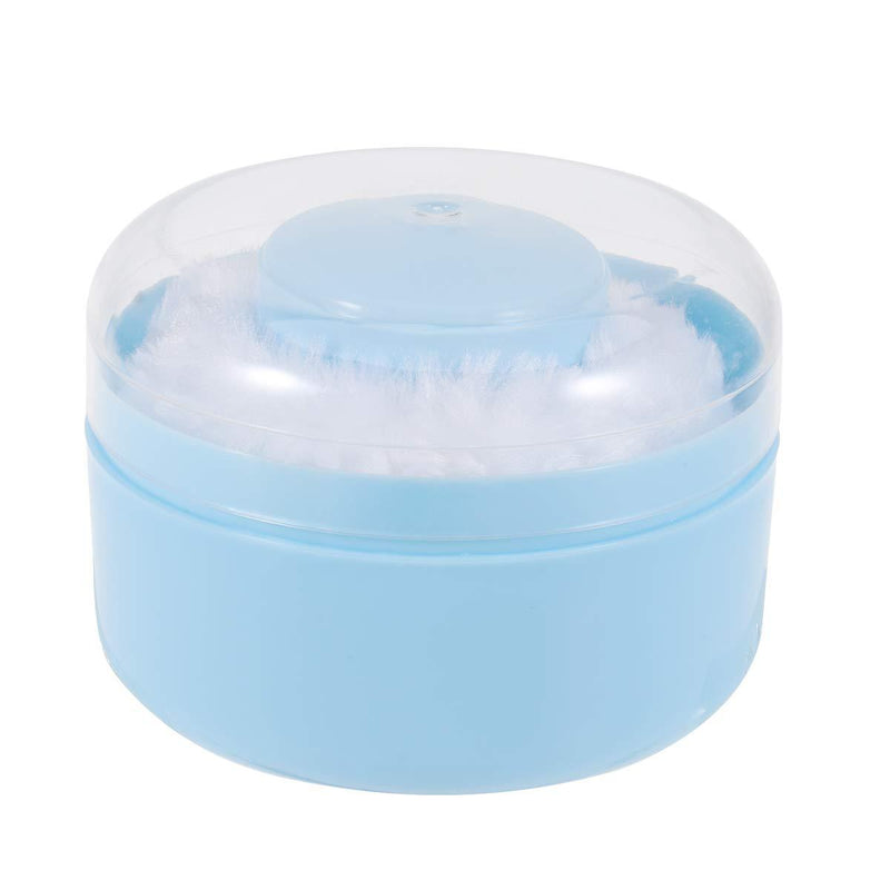 [Australia] - LEORX Body Powder Puff Large Fluffy Loose Powder Sponge with Container Case, 2 Set 