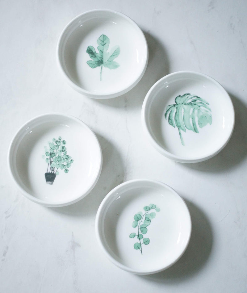 [Australia] - Modern Ceramic Jewelry Tray - Dish Trinket Ring Candy Glass Salt Sushi Nesting Circle Round Bowl Tray - Perfect Gift Favor Decorative Decor - Mom Friend Bridesmaid - CEDAR + INK 
