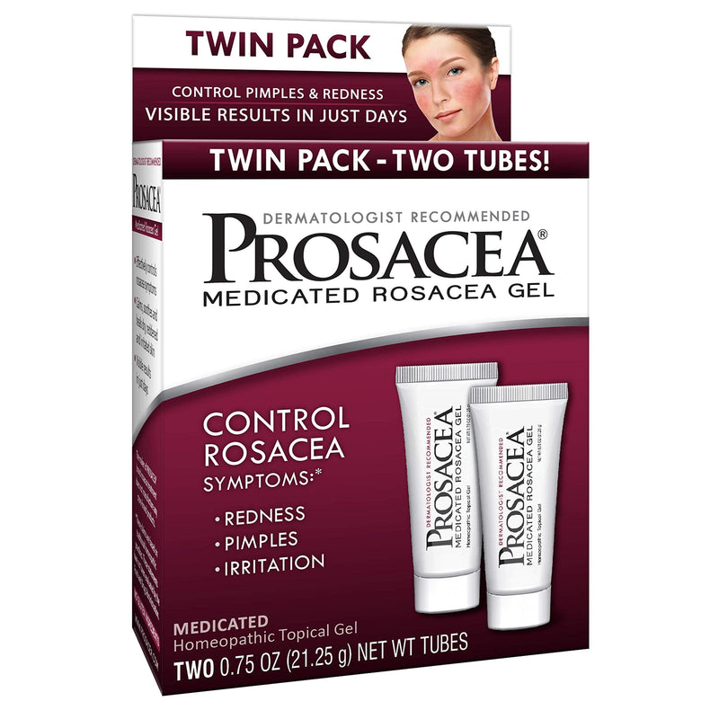 [Australia] - Prosacea - Heals Rosacea Symptoms of Redness, Pimples and Irritation - Twin Pack - Two 0.75oz Tubes (1.5oz Total) 