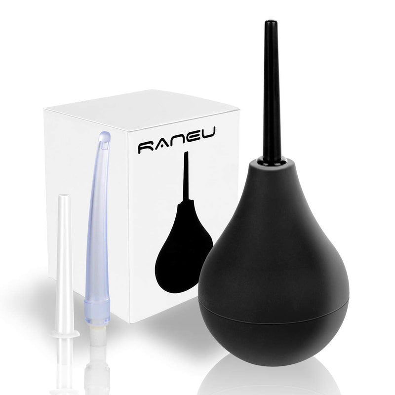 [Australia] - RANEU Enema Bulb Anal Douche Enema Kit for Women & Men with 3 Nozzles (4 Piece Set) 4 Piece Set 