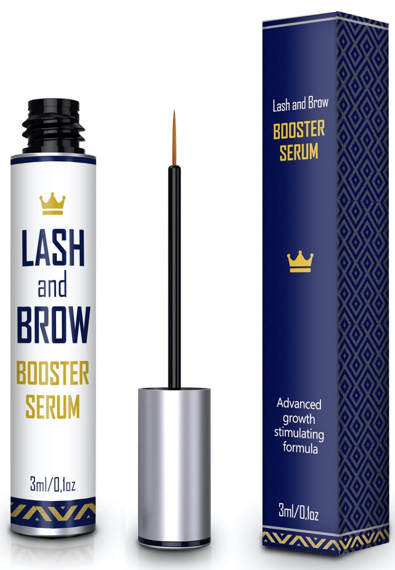 [Australia] - Natural Lash Growth Serum - Eyebrow Growth Enhancer - Eyelash Booster to Grow Longer Eyelashes - Lash Boost & Brow Enhancing Serum 