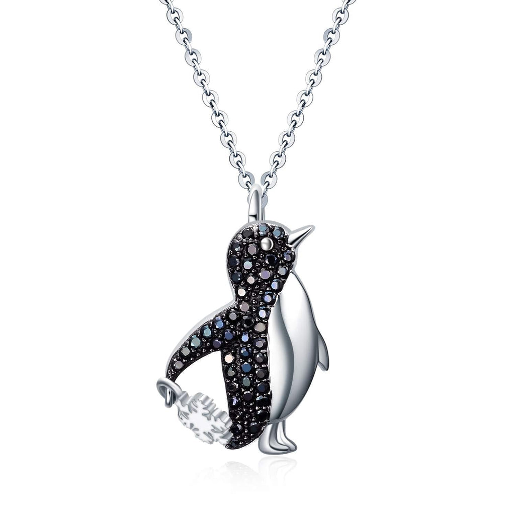 [Australia] - YAFEINI Penguin Gifts Sterling Silver Penguin Necklace Penguin Pendant Jewelry for Women Girls Gifts 