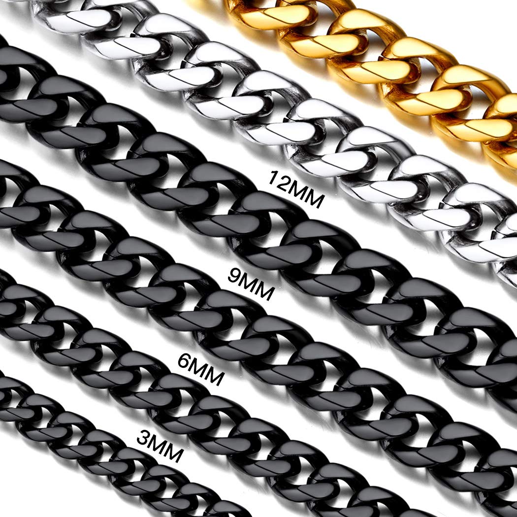 Hip Hop Soul Stainless Steel Chain Bulk 20+24+28 Triple Set