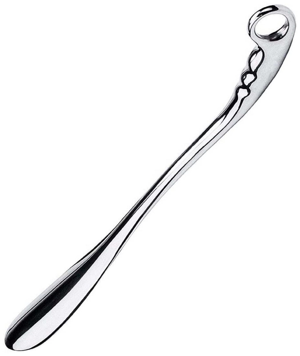 [Australia] - WenYing 26 Inch Solid Long Handle Metal Shoe Horns, Study Durable Shoehorn for Shoes and Boots, with Ergonomic Loop Handle (26 Inch Silver) 