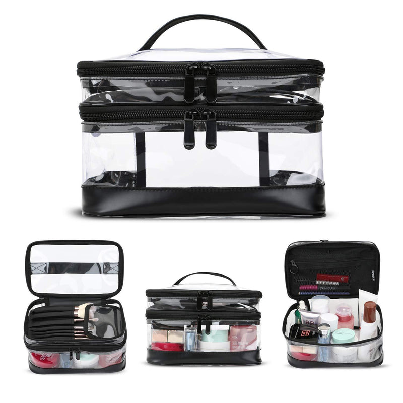 [Australia] - KIPBELIF Clear Makeup Bag Organizer - Multifunction Large Waterproof Portable Travel Makeup Cosmetic Bags Standard 