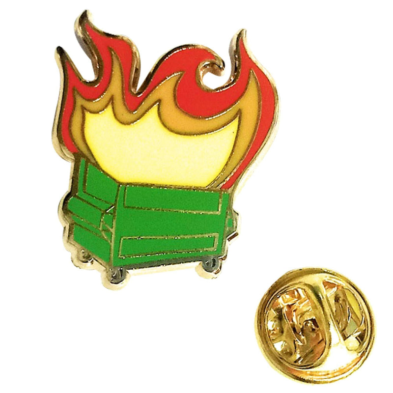 [Australia] - Lil Dumpster Fire Enamel Pin by 44Cloverdale 