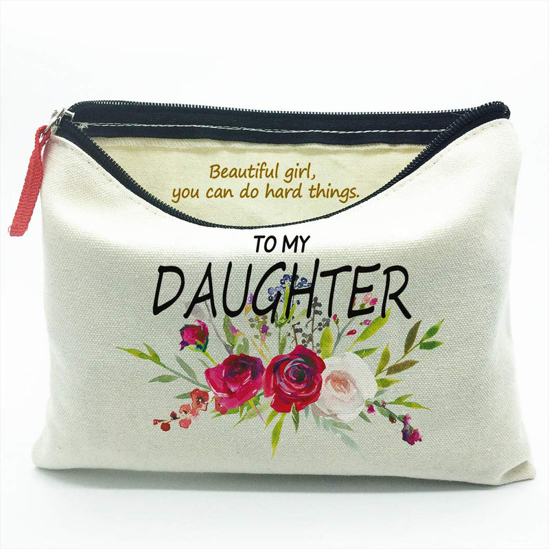 [Australia] - Bag Gift for Daughter - Graduation Birthday Christmas Gift for Daughter - Canvas Cosmetic Bag 