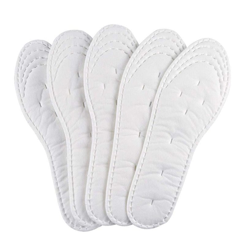 [Australia] - Artibetter 5 Pairs Summer Terry Insoles Cotton Barefoot Shoe Inserts Breathable Shock Absorption Sport Insoles Cuttable Size 25.5 x 8.5 cm 