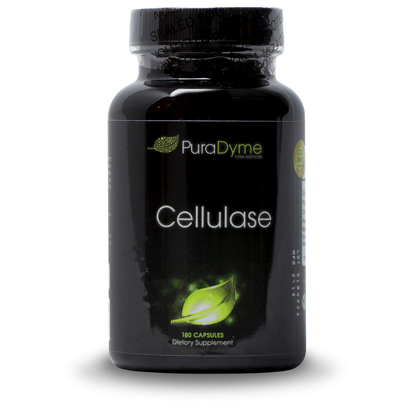 [Australia] - PuraDyme Cellulase Individual Enzyme - 180 Capsules 