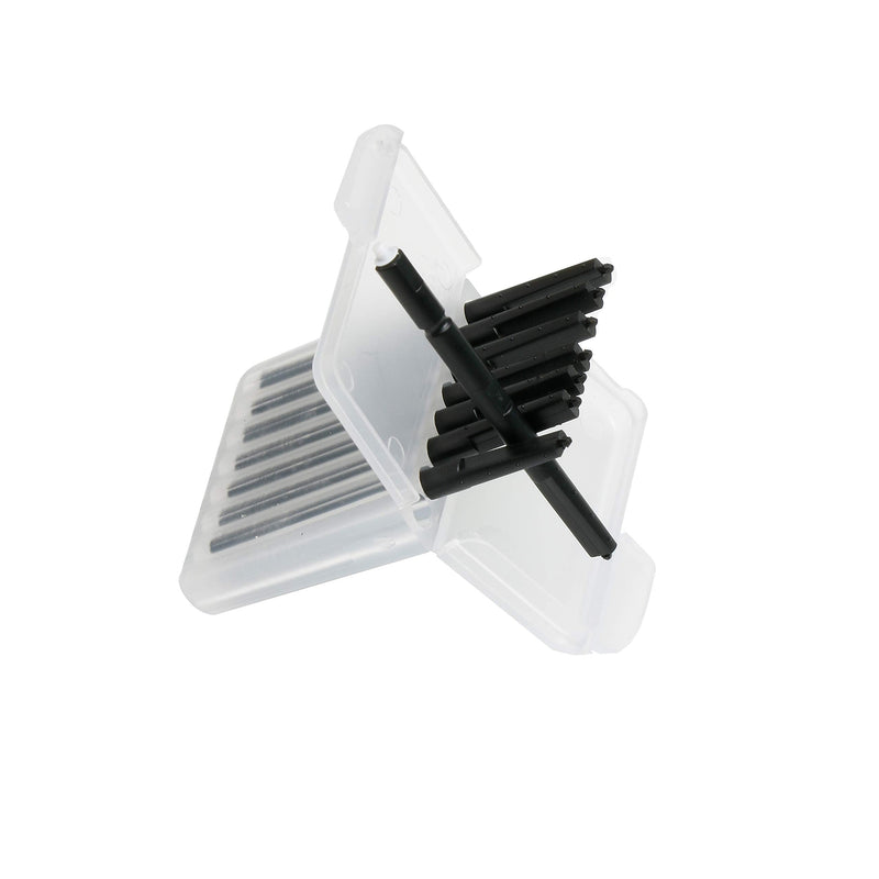 [Australia] - Hearing aid Wax Guard Filter Ear Wax Cleaning Tool for phonak, widex and Resound Wax Traps Hear Clear Cleaning kit Accessory (80 Filters) (Black 10 Pack) 