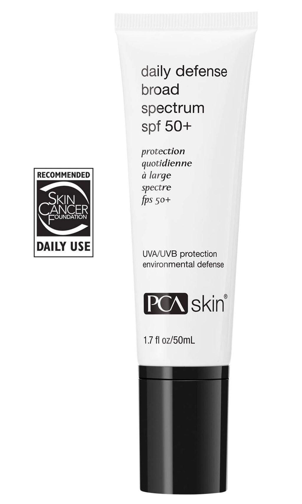 [Australia] - PCA SKIN Daily Defense Broad Spectrum SPF 50+ - Zinc Oxide Anti-Aging Face Sunscreen, Ocean-Friendly Formula (1.7 oz) 