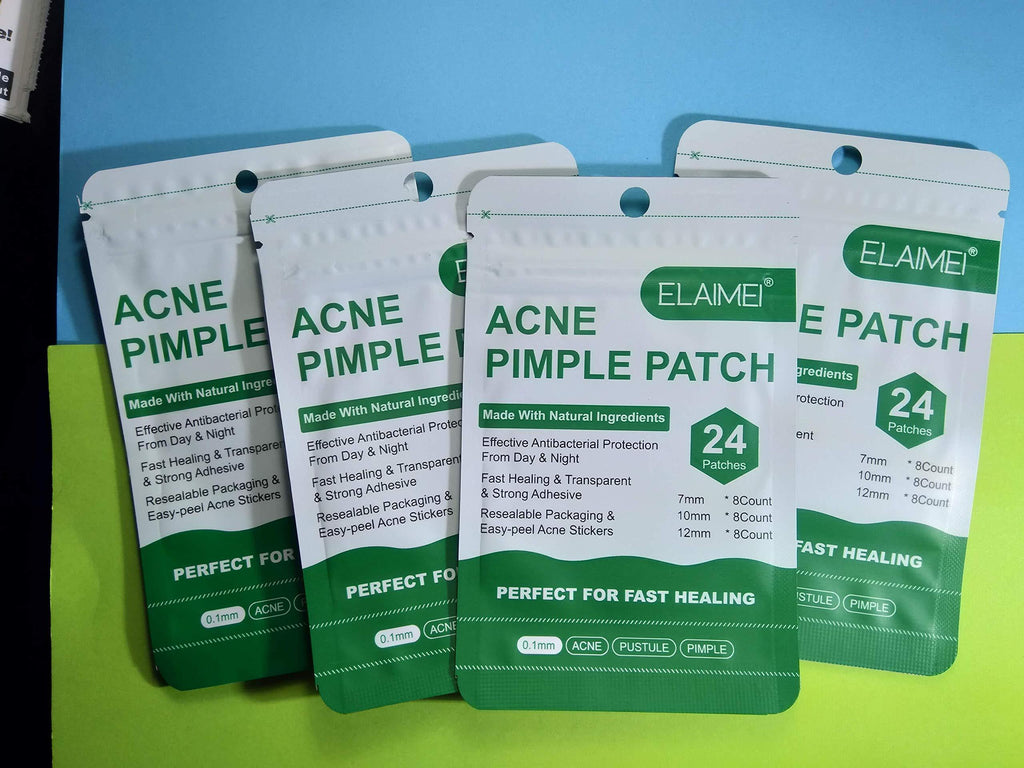 [Australia] - 96 Patches Acne Pimple Patch, Acne Care Pimple Patch Absorbing Round Pads, Blemish Covers - Hydrocolloid Bandages, Acne Spot Treatment for Face & Skin Spot Patch That Conceals Acne 