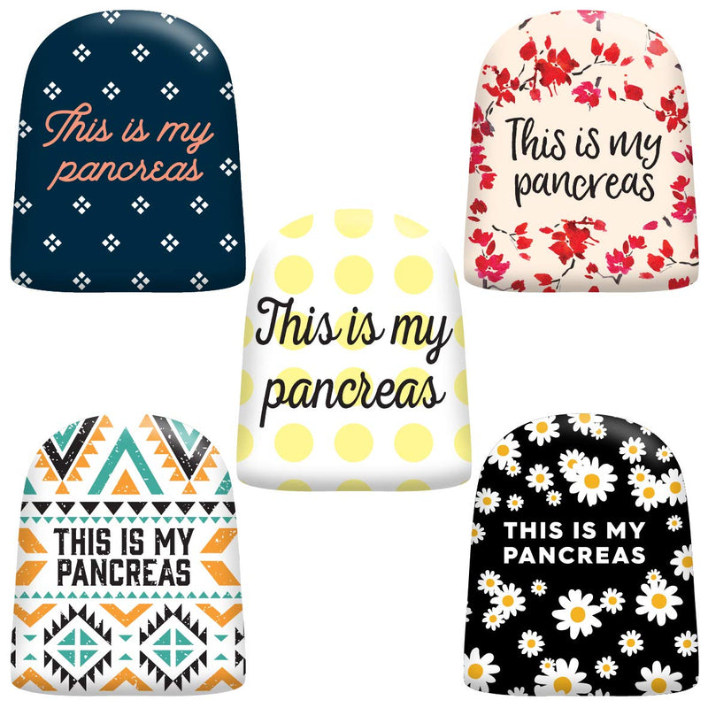 [Australia] - 20 Pack Omnipod Adhesive Stickers - Accessory Patches for Omnipod Insulin Pump -"This is My Pancreas" Designs 