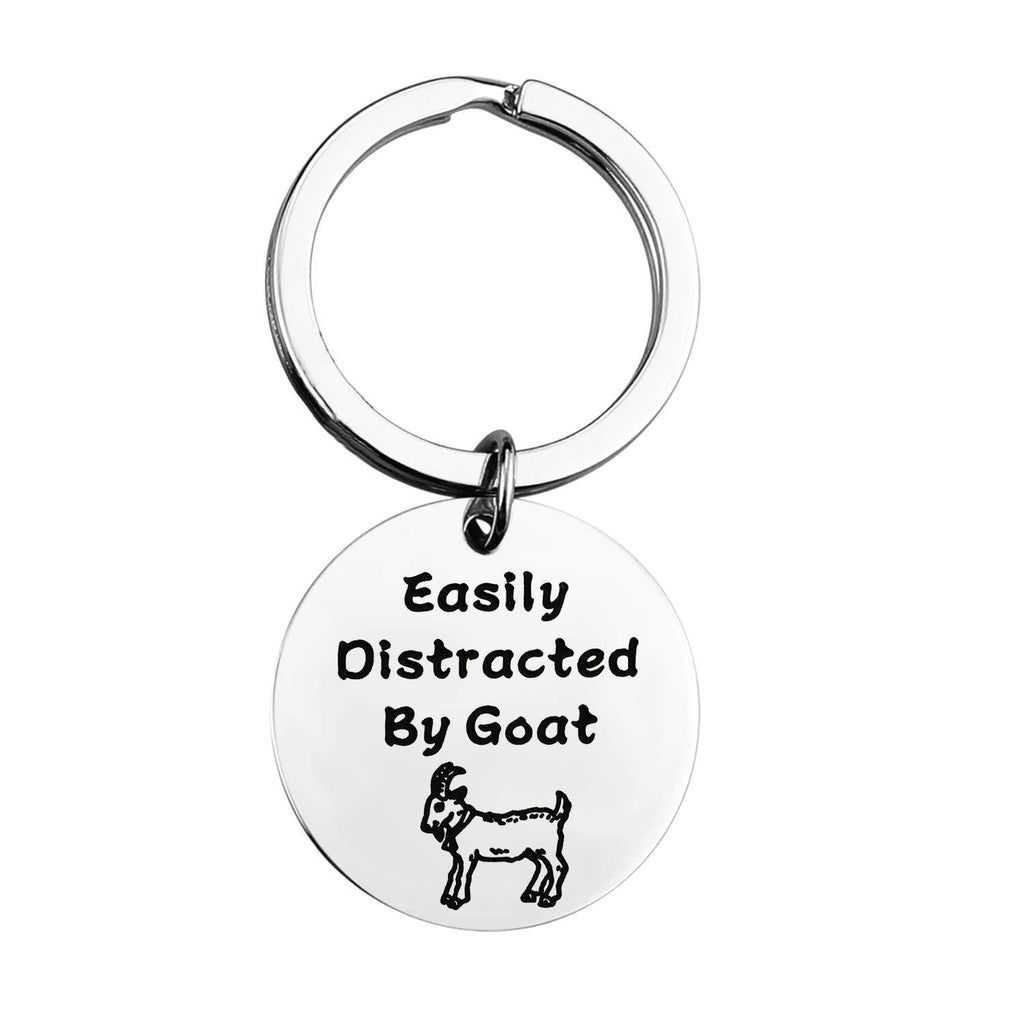 [Australia] - MAOFAED Funny Goat Gift Goat Lover Gift Goat Farmer Gift Easily Distracted by Goat Goat Farm Pet Pygmy Goat Gift 