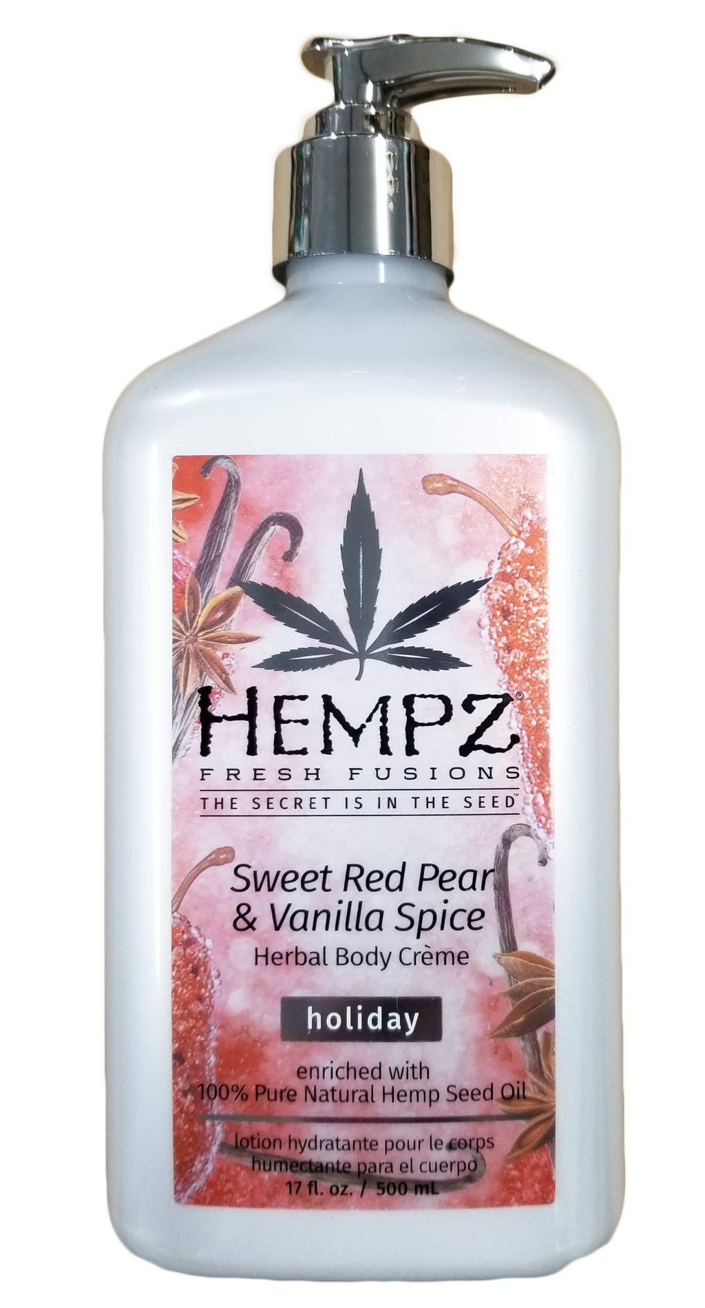 [Australia] - Hempz Sweet Red Pear & Vanilla Spice Holiday Body Creme - 17 oz 