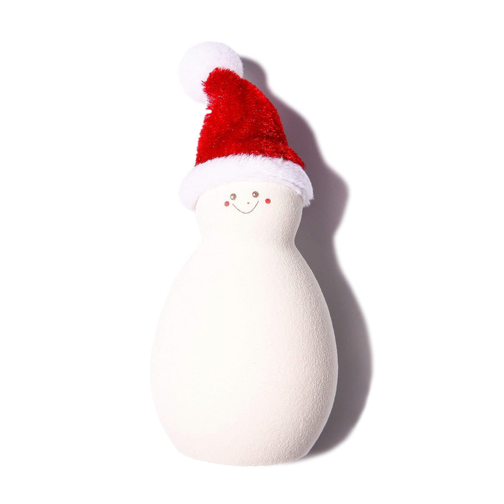 [Australia] - BASEBLUE Holiday Snowman Makeup Sponge | Naturally Blend, Contour and Stipple All Makeup Formulas | For Festive Glam Beauty [CREAM] 