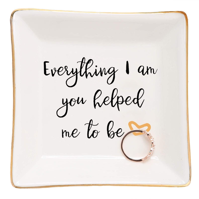 [Australia] - Everything I Am You Helped Me to Be-Mother/Stepmom/Bonus Mom Gifts for Thanksgiving Day Birthday Christmas 