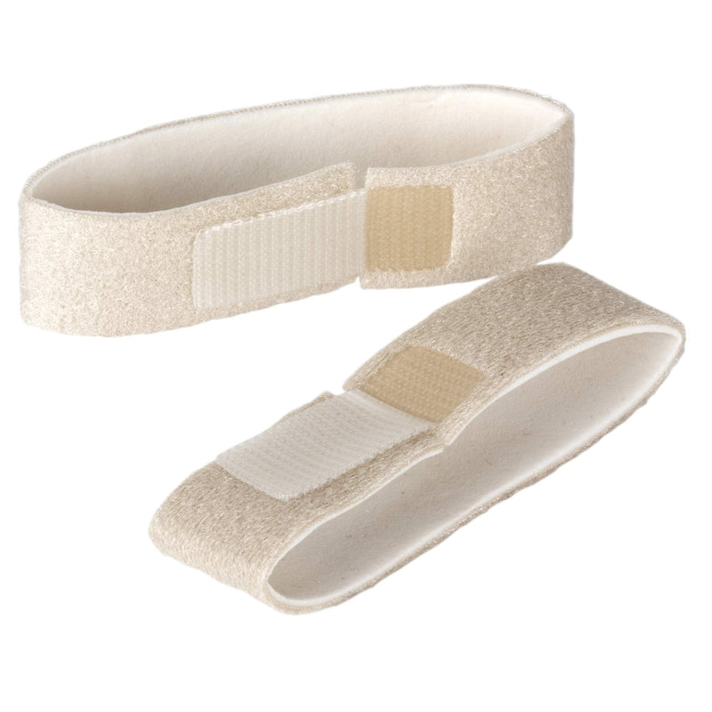 [Australia] - Flents Finger & Toe Wraps, Compression Bandage Supports & Aligns, 2 Straps with Hook & Loop Closure Black 