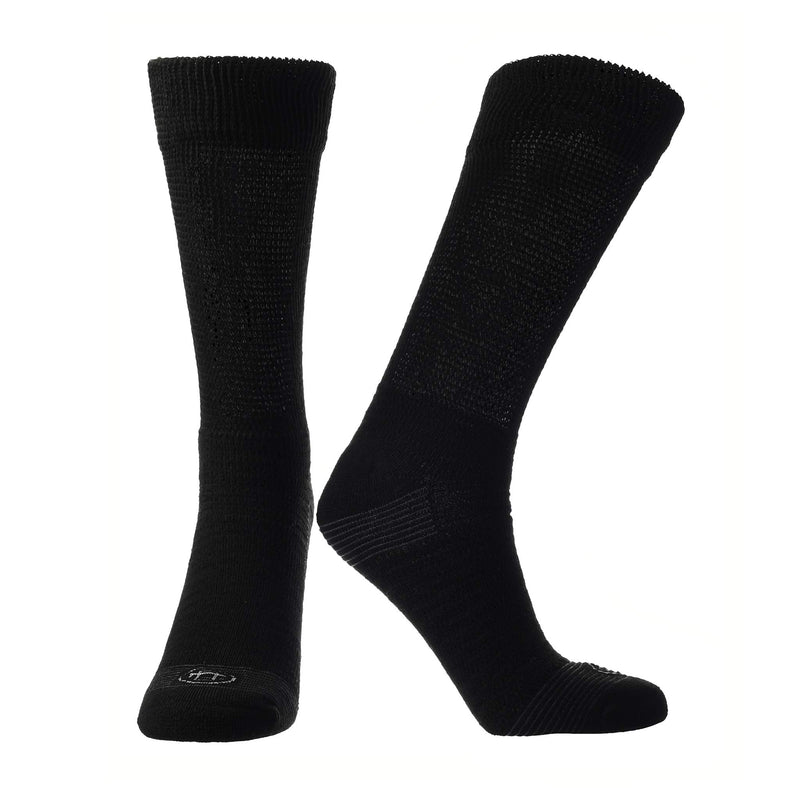 [Australia] - Doctor's Choice Men's Diabetic & Neuropathy Crew Socks, 2-Pairs, Black, Large Black - 2 Pairs Large (2 Pair) 