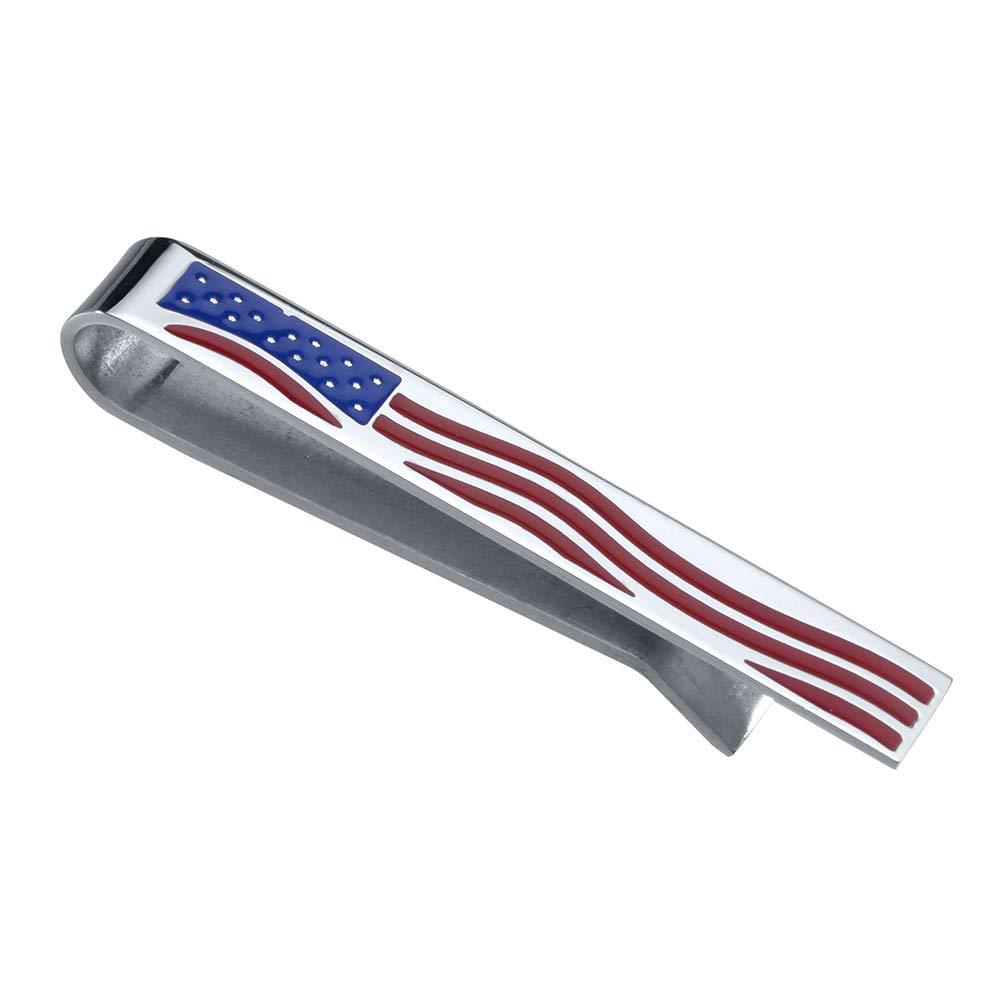 [Australia] - HAWSON 2 inch/ 2.2 inch Tie Clip for Men, Novelty Tie Bar Clip for Men and Boys, Interesting Tie Clip for Party Americal Flag 