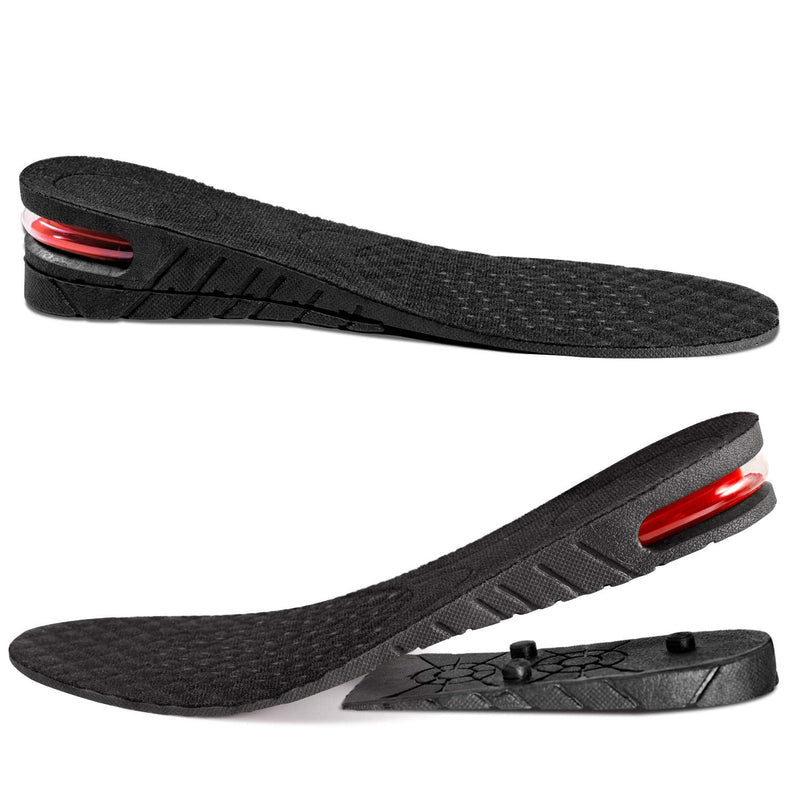 [Australia] - Shoe Lifts for Men & Women Height Increase Insoles Air Cushion Heel Inserts Orthotic Heel Shoe Lifts Kit Taller Insoles Variable Height 1.2-3.54Inch 2-Layer Height(1.2-2inch) 