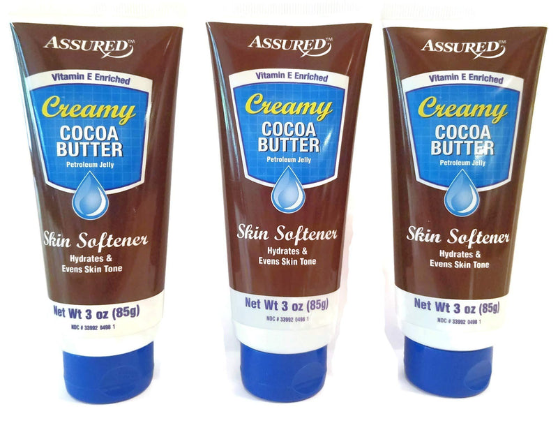 [Australia] - Creamy Cocoa Butter Petroleum Jelly Vitamin E Enriched, 3 oz (Pack of 3) 
