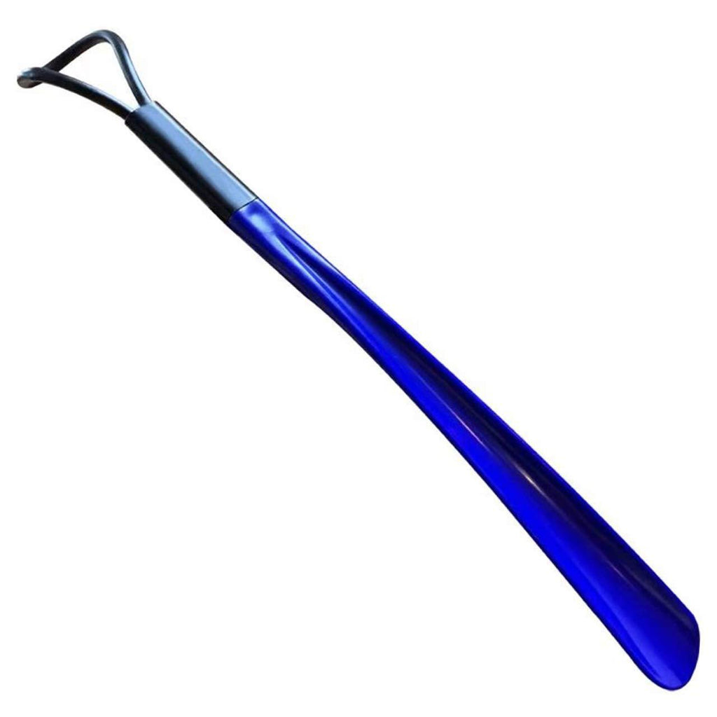 [Australia] - GINKGO Shoe Horn 19.7" Long Handled Shoehorn, Premium ABS Sturdy Material Blue 