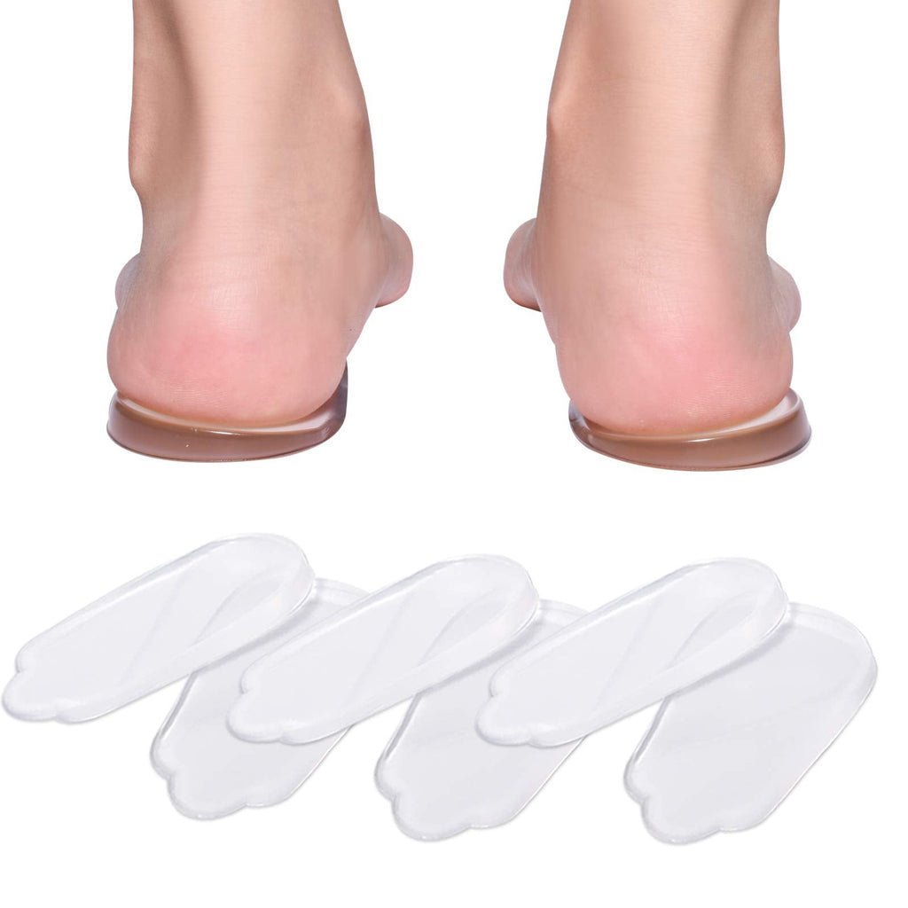 [Australia] - Medial & Lateral Heel Wedge Silicone Insoles, Supination & Pronation Corrective Heel Insoles, Gel Adhesive Shoe Inserts for Foot Alignment, Knock Knee Pain, Bow Legs, O/X Type Leg-3 Pairs 