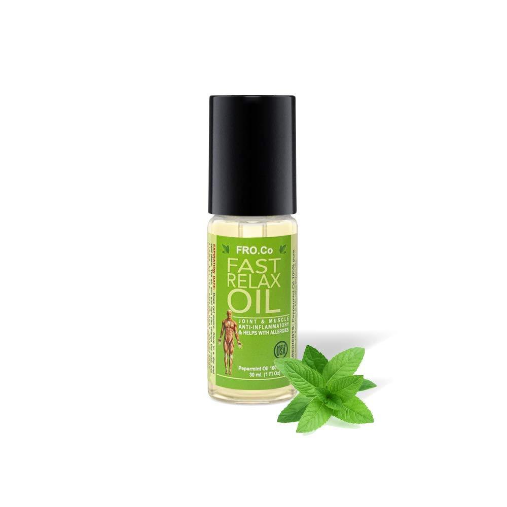 [Australia] - Fast Relax Oil Articular & Muscular Anti Inflammatory 100% Peppermint Oil Pain & Headache Relief Roll-on Bottle 