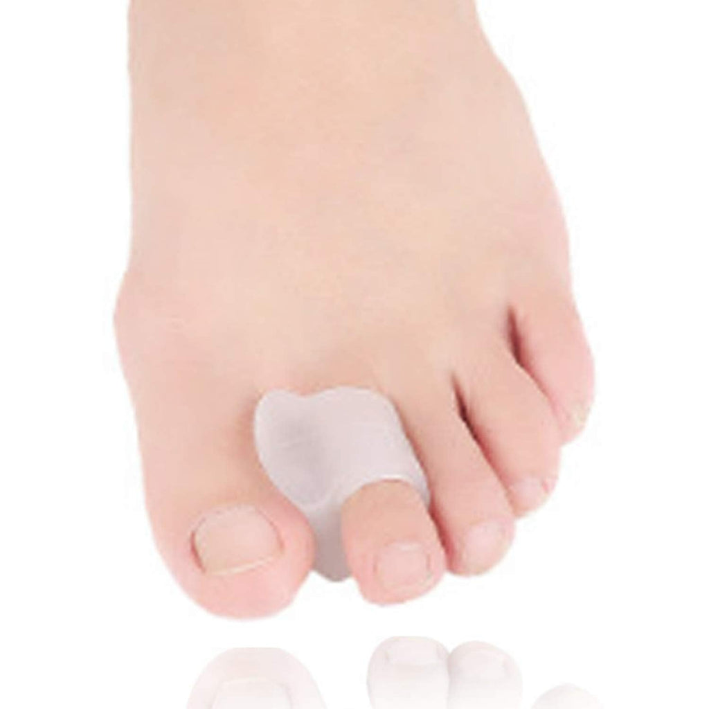 [Australia] - 10 Pieces Toe Protectors and Toe Spacers, Bunion Corrector, Big Toe Separator to Correct Big Toe Bunion, Overlapping Toes, Hammer Toes - (Clear) 