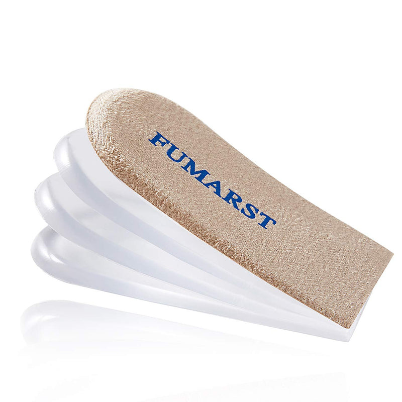 [Australia] - (4 Layers) Height Increase Insoles,Adjustable Orthopedic Heel Lift Inserts,Heel Cushions for Leg Length Discrepancies,Heel Pain,Heel Spurs and Achilles tendonitis for Men and Women.(1Pairs) 4Layer Women4.5-9.5/Men 6-8.5 4layers 