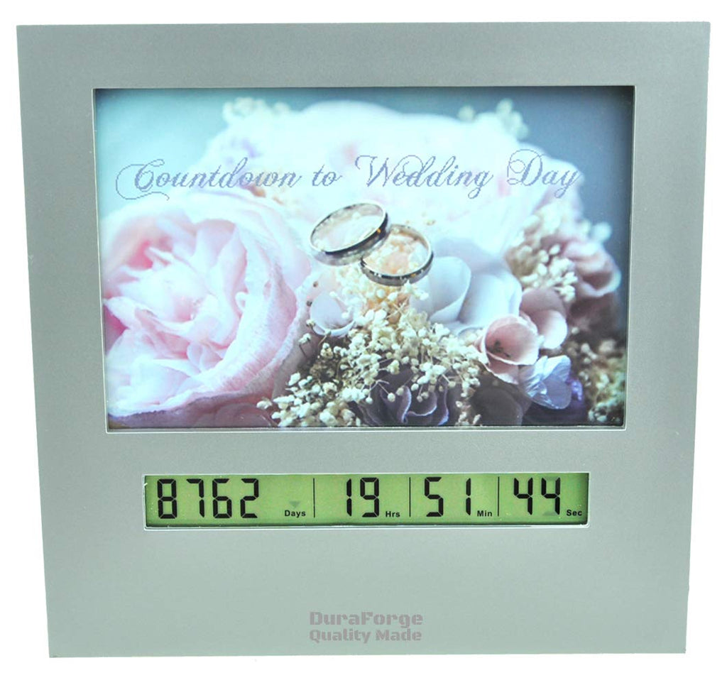 [Australia] - Wedding Countdown Clock with Large Digital Display Day Timer is Also a 4x6 Picture Frame Use it as a Reusable Advent Calendar or Count Down to New Baby, Honeymoon Vacation Xmas Retirement 