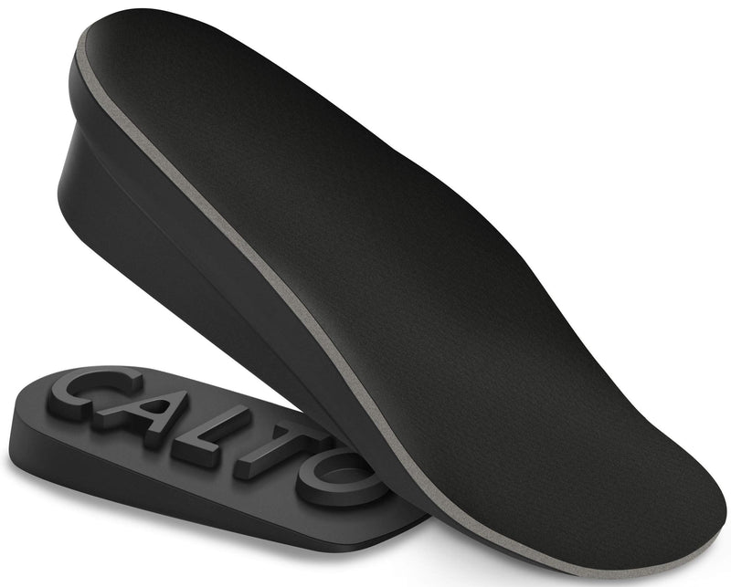 [Australia] - CALTO Premium Height Increase Insole - Ergonomic Heel Lifts for Elevator Shoe Increasing Effect - 3/4 Length Insole - Adjustable 1.8 Inch Taller - IK308 