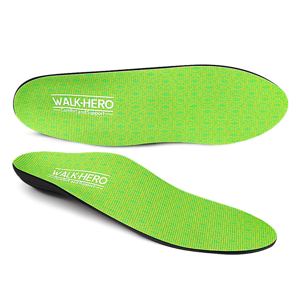 [Australia] - Plantar Fasciitis Feet Insoles Arch Supports Orthotics Inserts Relieve Flat Feet, High Arch, Foot Pain Mens 4 - 4 1/2 | Womens 6 - 6 1/2 Green 