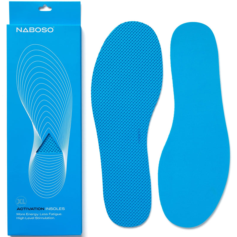 [Australia] - Naboso Activation Sensory Insole, Thin Men's and Women's Textured Anti-Fatigue Shoe Inserts That Best Stimulate The Feet to Improve Posture, Balance, and Foot Strength. Medium (Pack of 1) 