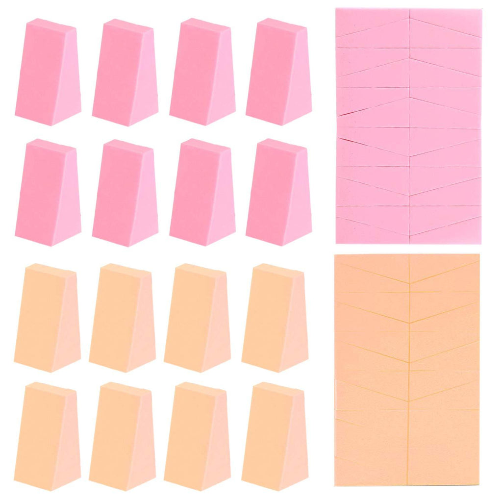 [Australia] - Makeup Sponge Wedge Shaped Blender, Professional Applicators Latex Free Foam, For Cosmetic Blending Foundation 48 pieces Bulk Pack by HOYOLS 48 Pieces Set 