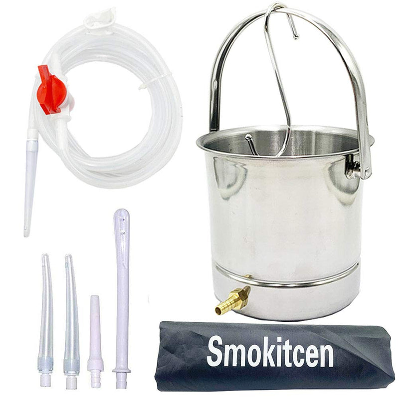 [Australia] - Smokitcen Coffee Enema Bucket Kit Stainless Steel 2 Quart Capacity for Cleansing Detox Enemas 