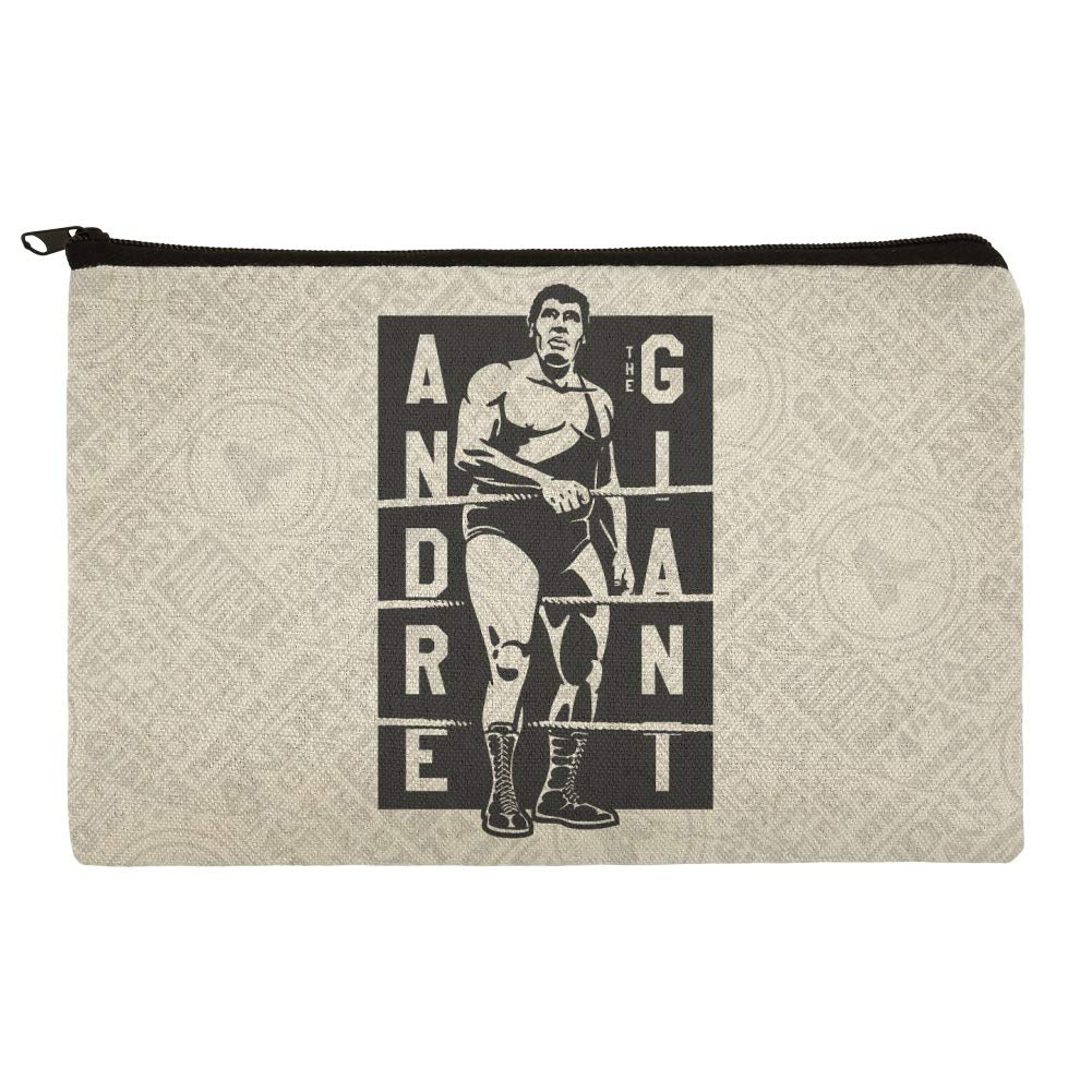 [Australia] - WWE Andre the Giant Giant Stamp Makeup Cosmetic Bag Organizer Pouch 