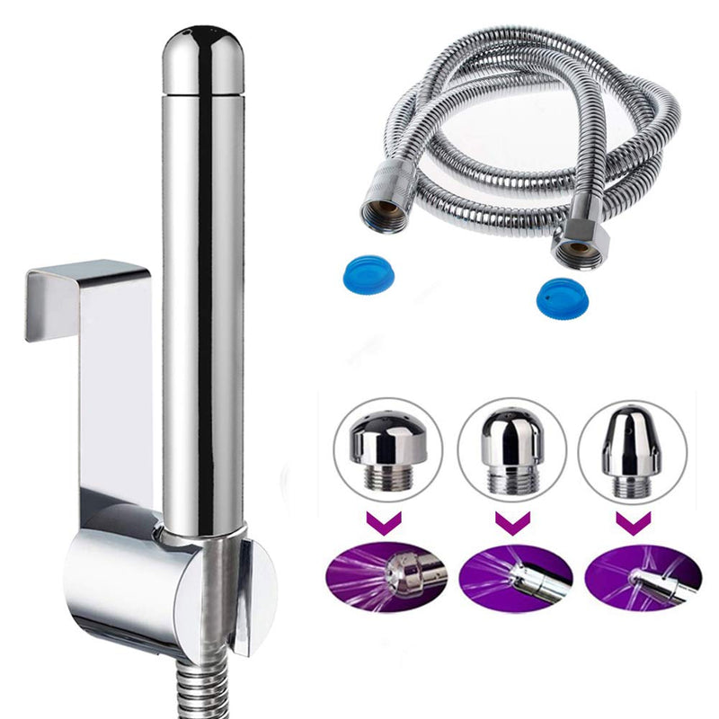 [Australia] - Shower Douche Enema Kit with hook up, Colon Nozzle Cleaner System with 59 inch Shower Hose and 3 Heads for Men Women Cleaning 