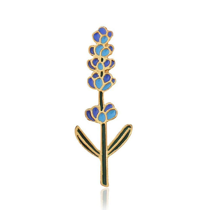 [Australia] - Handmade Color Enamel Lavender Yellow Daisy Flower Brooch and Pin 