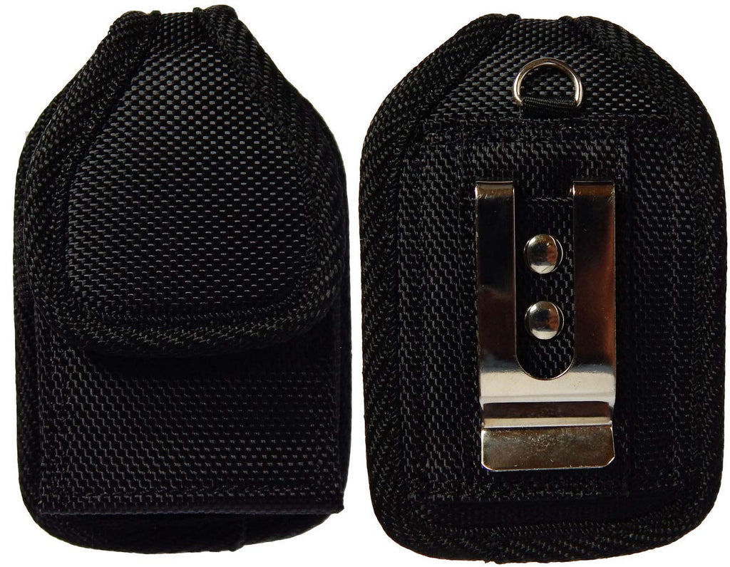 [Australia] - Premium Classic Style Pouch case with Belt Clip for Tandem Diabetes Care Insulin Pump (T:Flex Pump/T:Slim G4 Pump/T:Slim X2 Pump) (Black/Vertical/2) Black/vertical/2 